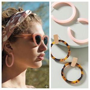 Anthropologie Resin Earrings